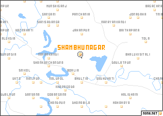 map of Shambhūnagar