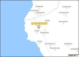 map of Shambīrān