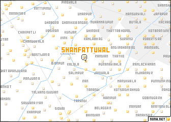 map of Sham Fattuwāl