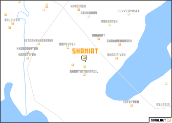 map of Shāmīāt