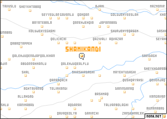 map of Sham‘ī Kandī