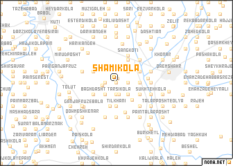 map of Shāmī Kolā