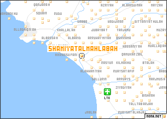 map of Shāmīyat al Maḩlabah