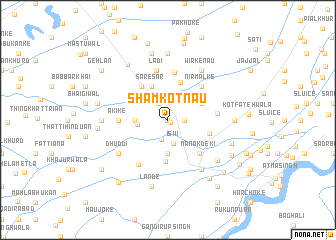 map of Shāmkot Nau