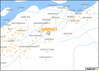 map of Shāmkot