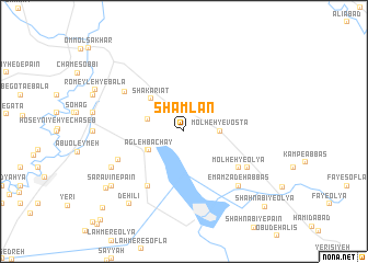 map of Shamlān