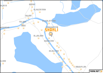 map of Shāmlī