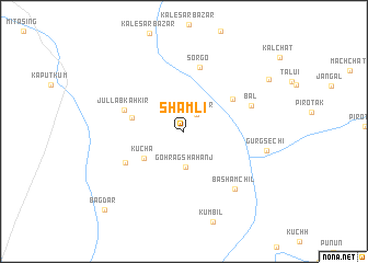 map of Shamli