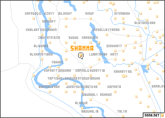 map of Shammā