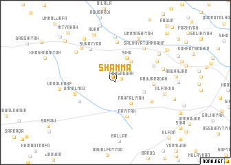 map of Shammā