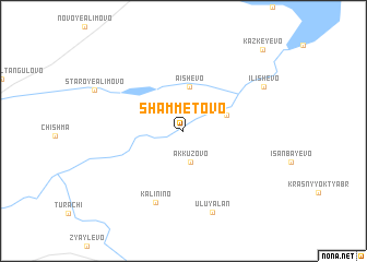 map of Shammetovo