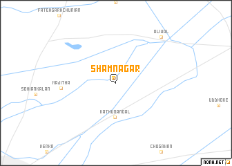 map of Shām Nagar