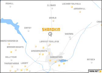 map of Shamokin