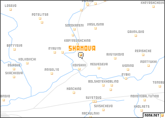 map of Shamova