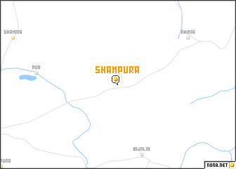 map of Shāmpura