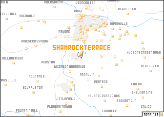 map of Shamrock Terrace