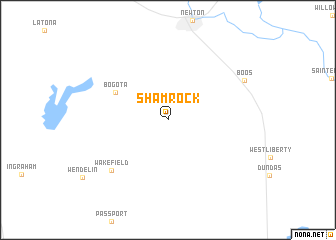 map of Shamrock