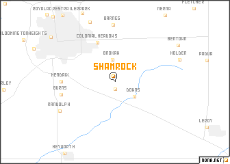 map of Shamrock