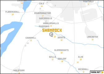 map of Shamrock