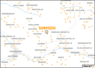 map of Shamsehʼī