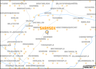 map of Shamsek