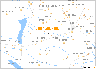 map of Shamsher Kili