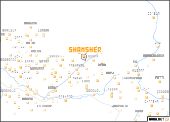 map of Shamsher