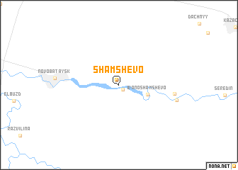 map of Shamshevo