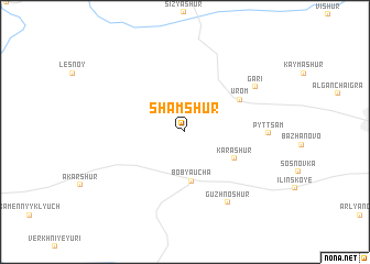 map of Shamshur