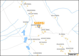 map of Shamsī