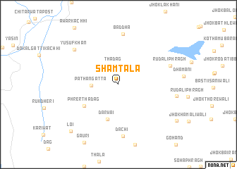 map of Shāmtāla