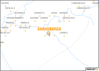 map of Shamubanga