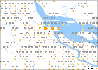 map of Shāmukhia