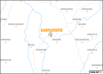 map of Shamunana