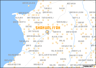 map of Shāmūrlīyah