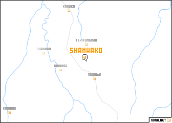 map of Shamwako