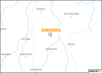 map of Shamwako