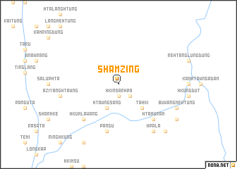 map of Shāmzing