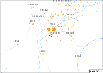 map of Sham