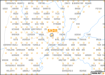 map of Sham