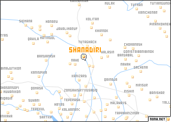 map of Shānādirī