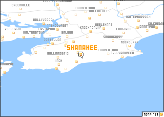 map of Shanahee