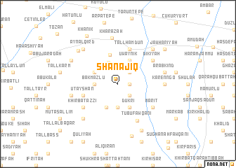 map of Shānajiq