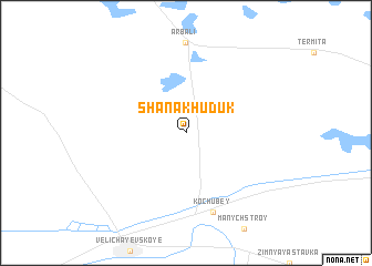 map of Shana-Khuduk