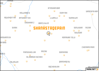 map of Shanastaq-e Pā‘īn