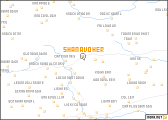 map of Shanavoher