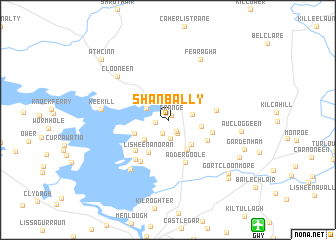 map of Shanbally