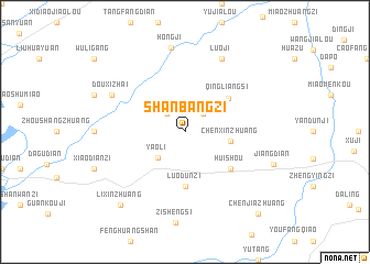 map of Shanbangzi