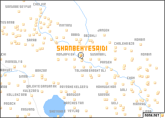 map of Shanbeh-ye Sa‘īdī