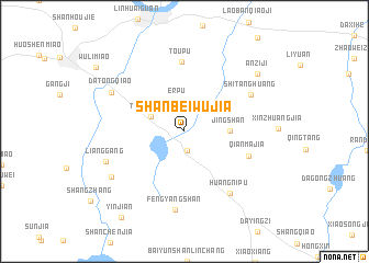 map of Shanbeiwujia